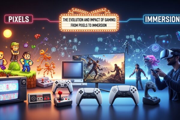 The Evolution and Culture of Gaming: From Pixels to Immersive Worlds The Evolution and Culture of Gaming: From Pixels to Immersive Worlds