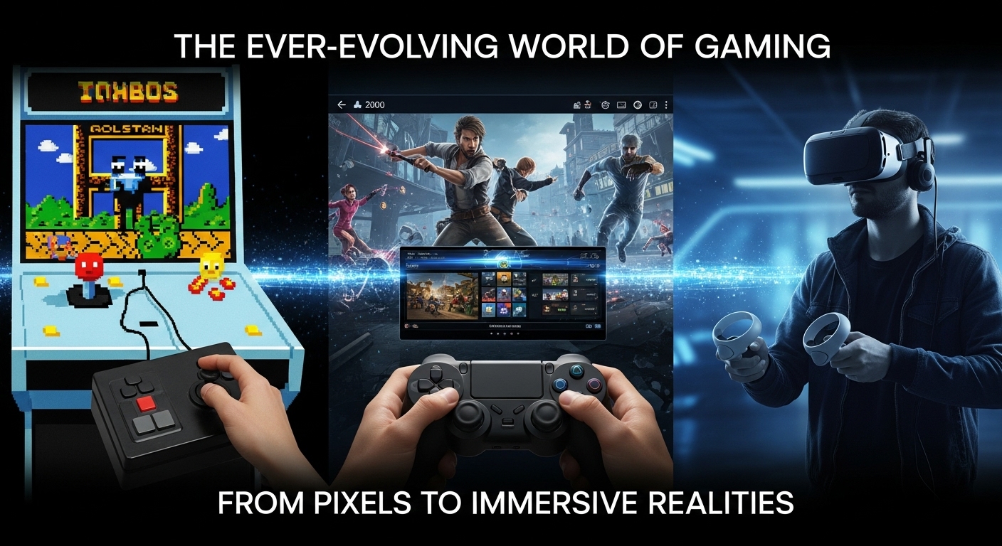 The Ever-Evolving World of Gaming: From Pixels to Immersive Realities